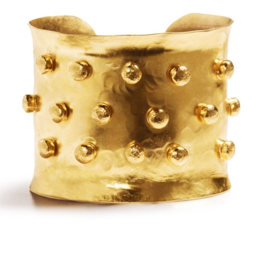 Gold tone cuff
